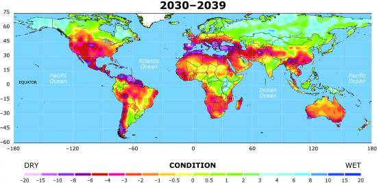 Image: Map of drought potential